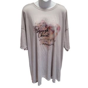 NWOT Women's Christian Apperal Jerzees Dri- power T-shirt Size 3X